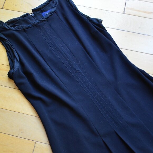 Piazza Sempione Black Wool Sleeveless Dress IT 42 - Picture 3 of 14